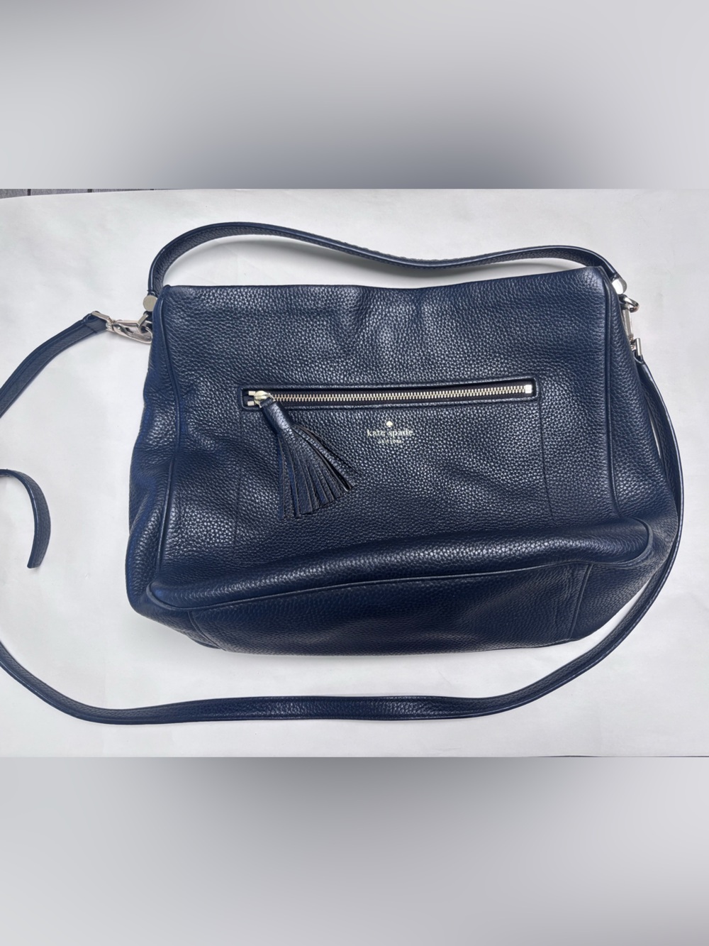 kate spade Black Pebbled Leather Bag